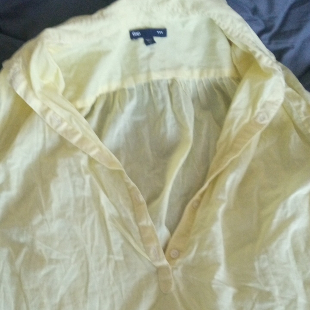 GAP Soft Yellow Shirt